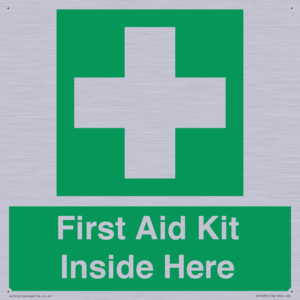 First Aid Kit Inside Here